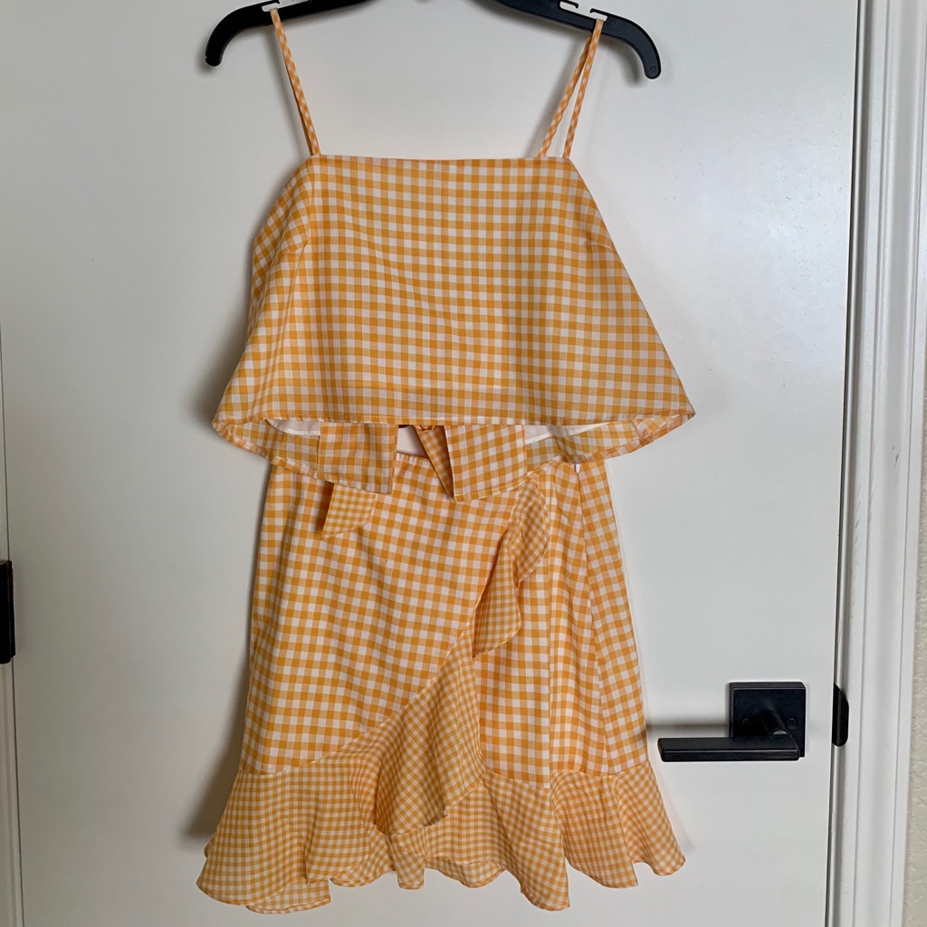 Lovers  Friends TwoPiece Gingham Set